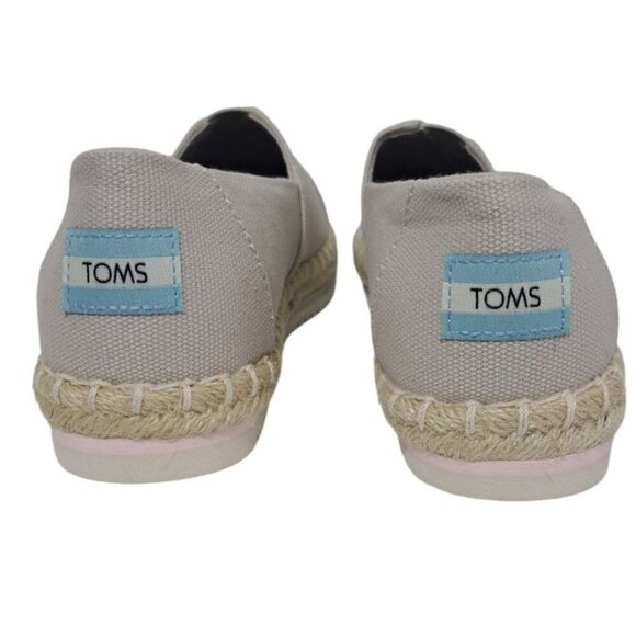 Toms Women's Sand Canvas Platform Espadrille Summer Vacation Resort Travel  6.5 - Picture 5 of 9
